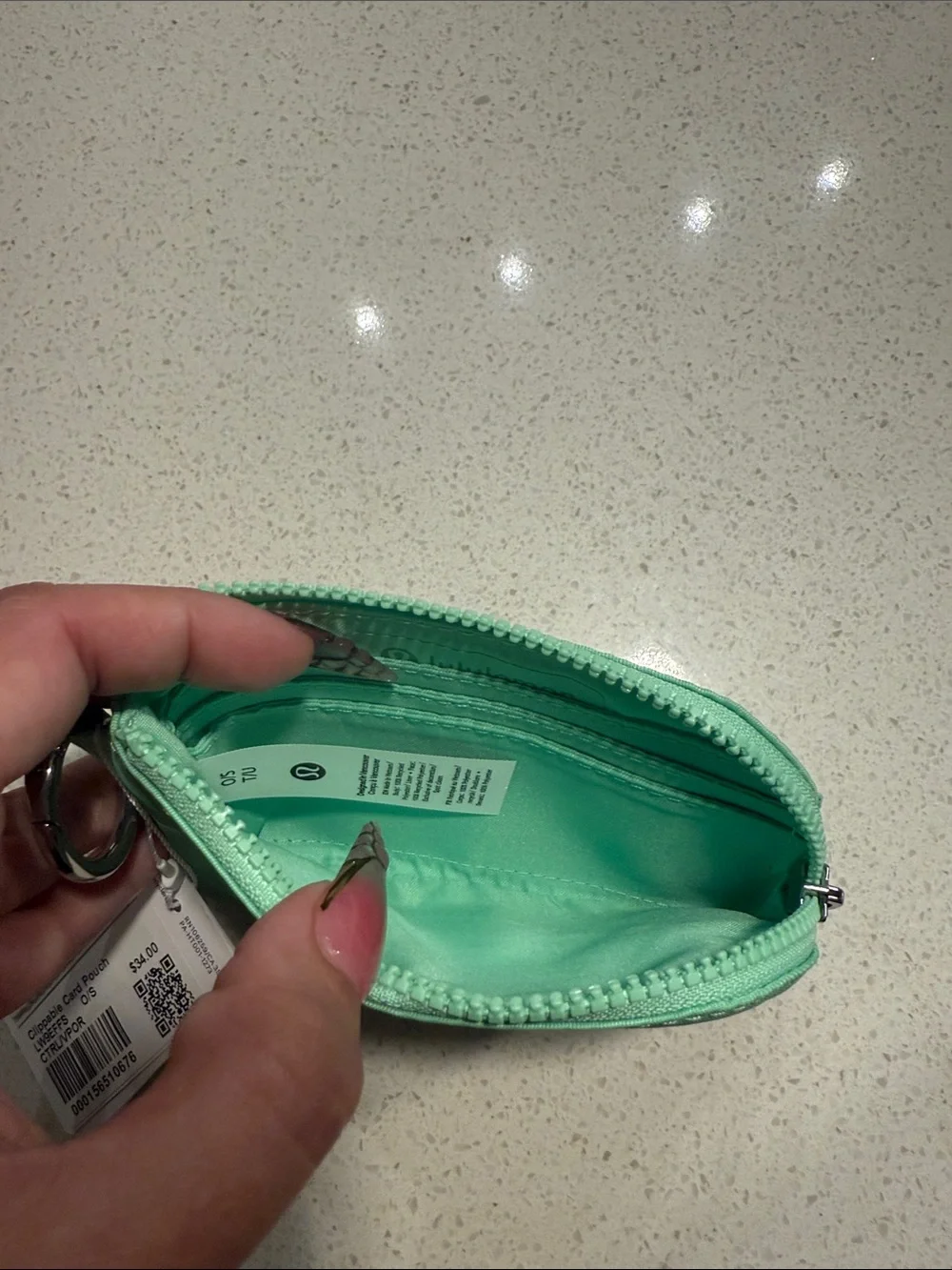 Lululemon Clippable Card Pouch CTRL/VPOR